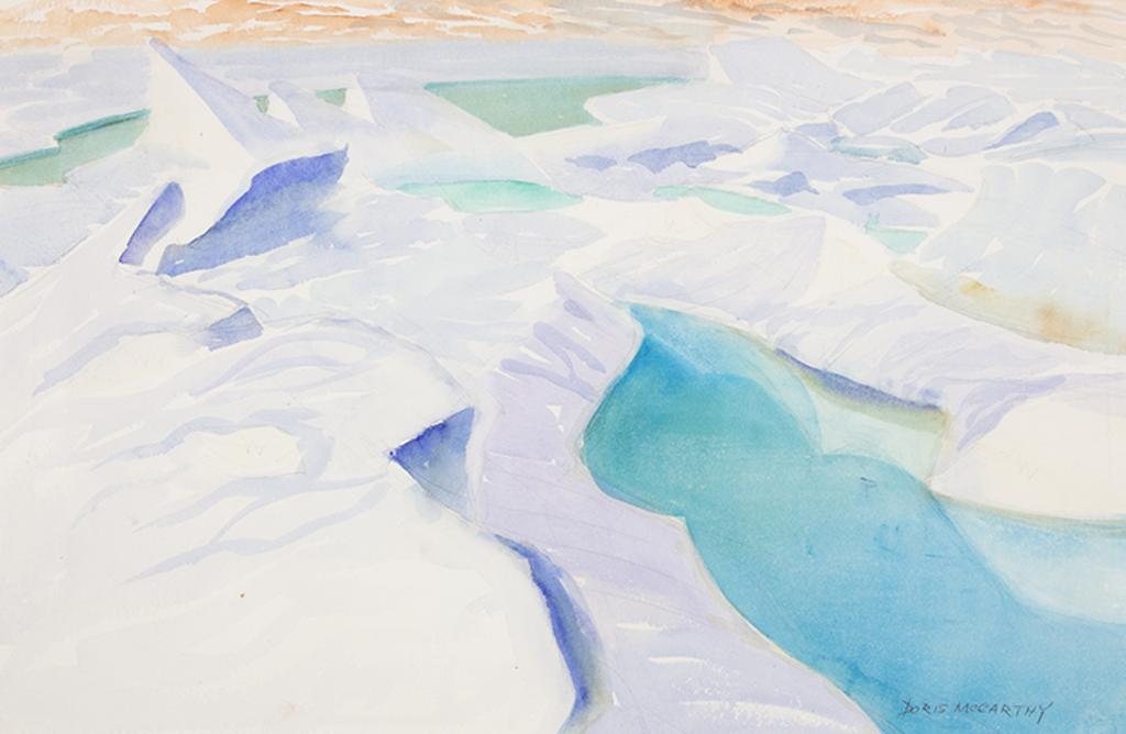 Doris Jean McCarthy (1910-2010) - Ice Forms, Lake Harbour