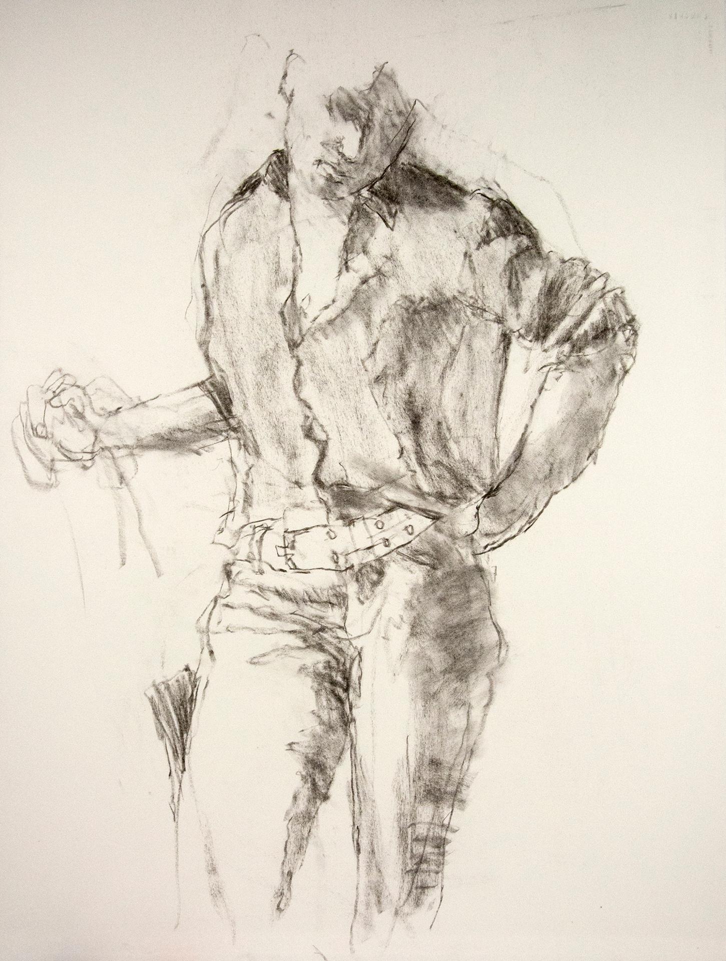 John Richard Fox (1927-2008) - Standing Figure, 2003