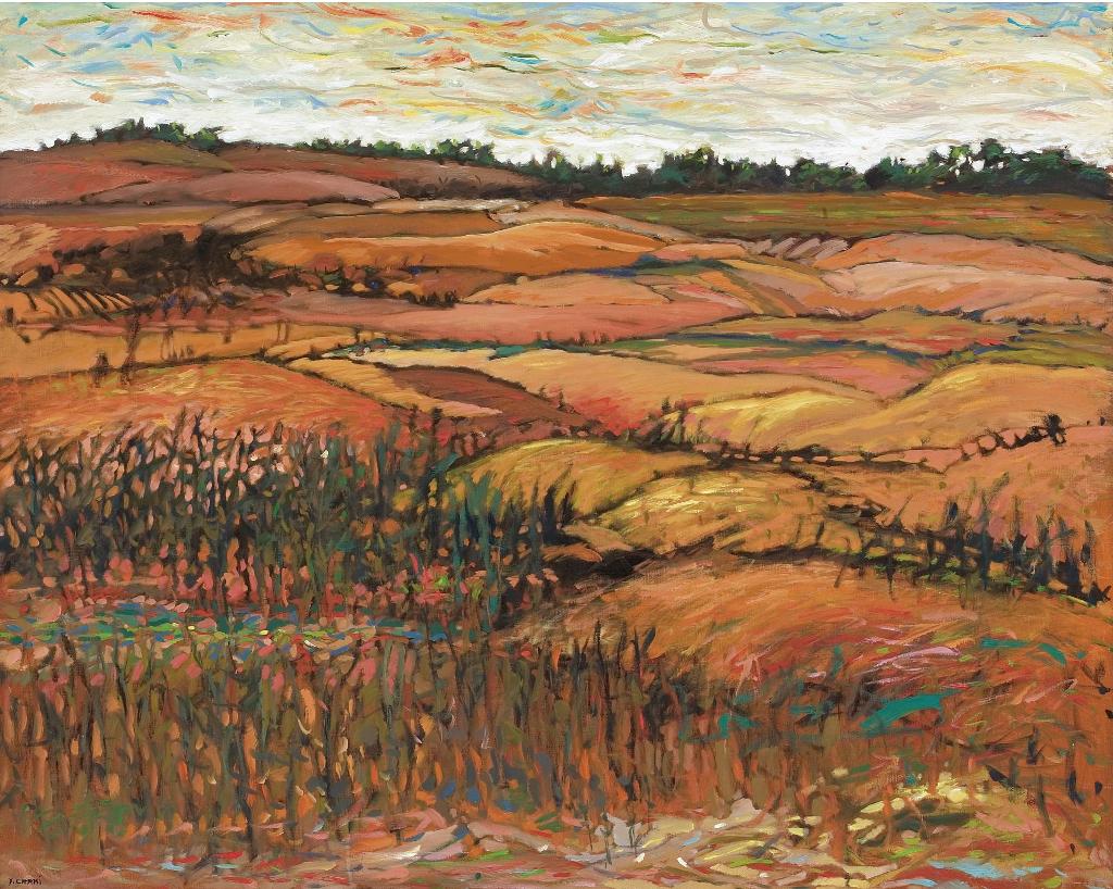 Yehuda Leon Chaki (1938) - Spring Landscape