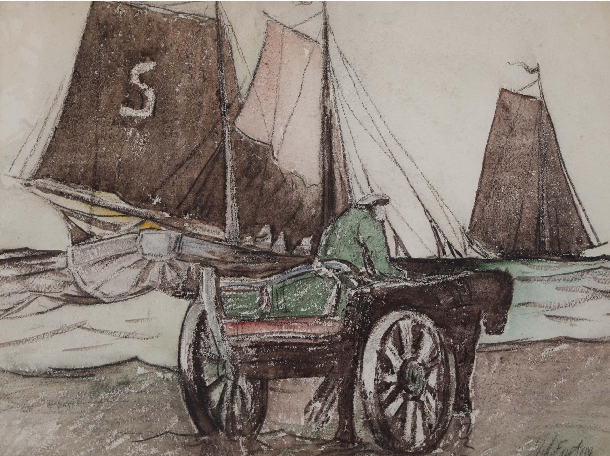 Marc-Aurèle Fortin (1888-1970) - Untitled (Shoreline)