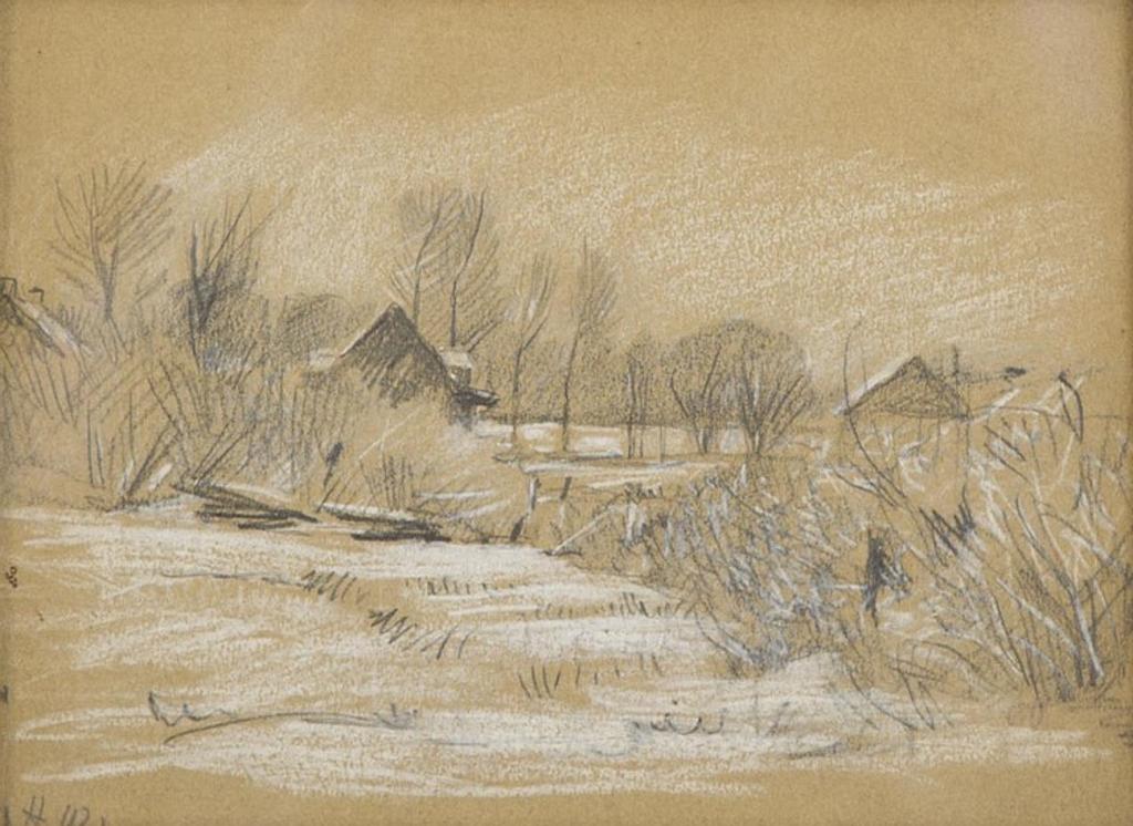 Horatio Walker (1858-1938) - Farm in Winter
