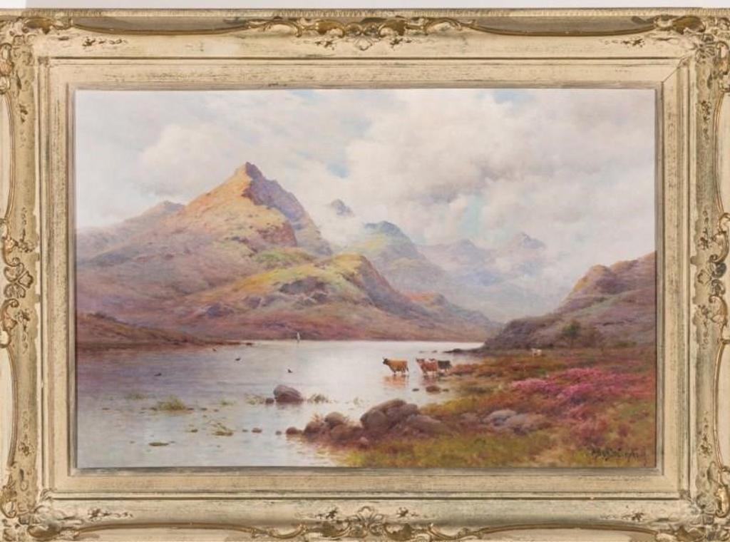 Alfred Fontville de [Junior] Breanski (1877-1957) - The Cullins from Elgal - Isle of Skye