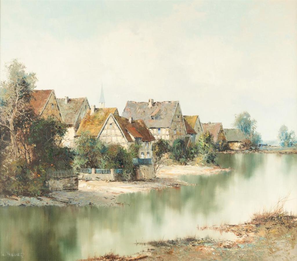 Willi Bauer (1923) - Canal Scene