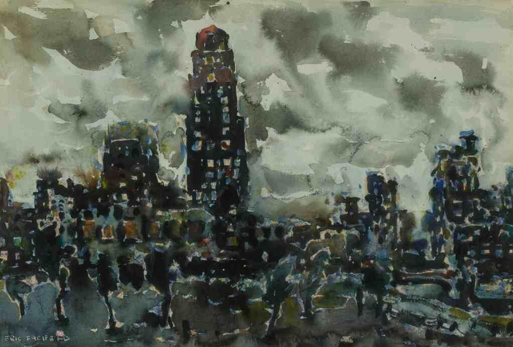 Eric Friefeld (1919-1984) - Evening Sky, Toronto
