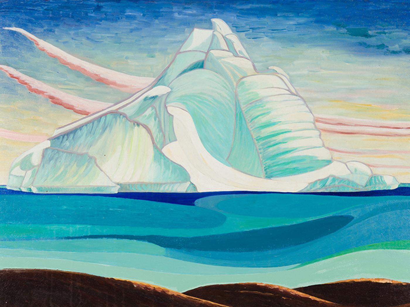 Donald M. Flather (1903-1990) - Icebergs II