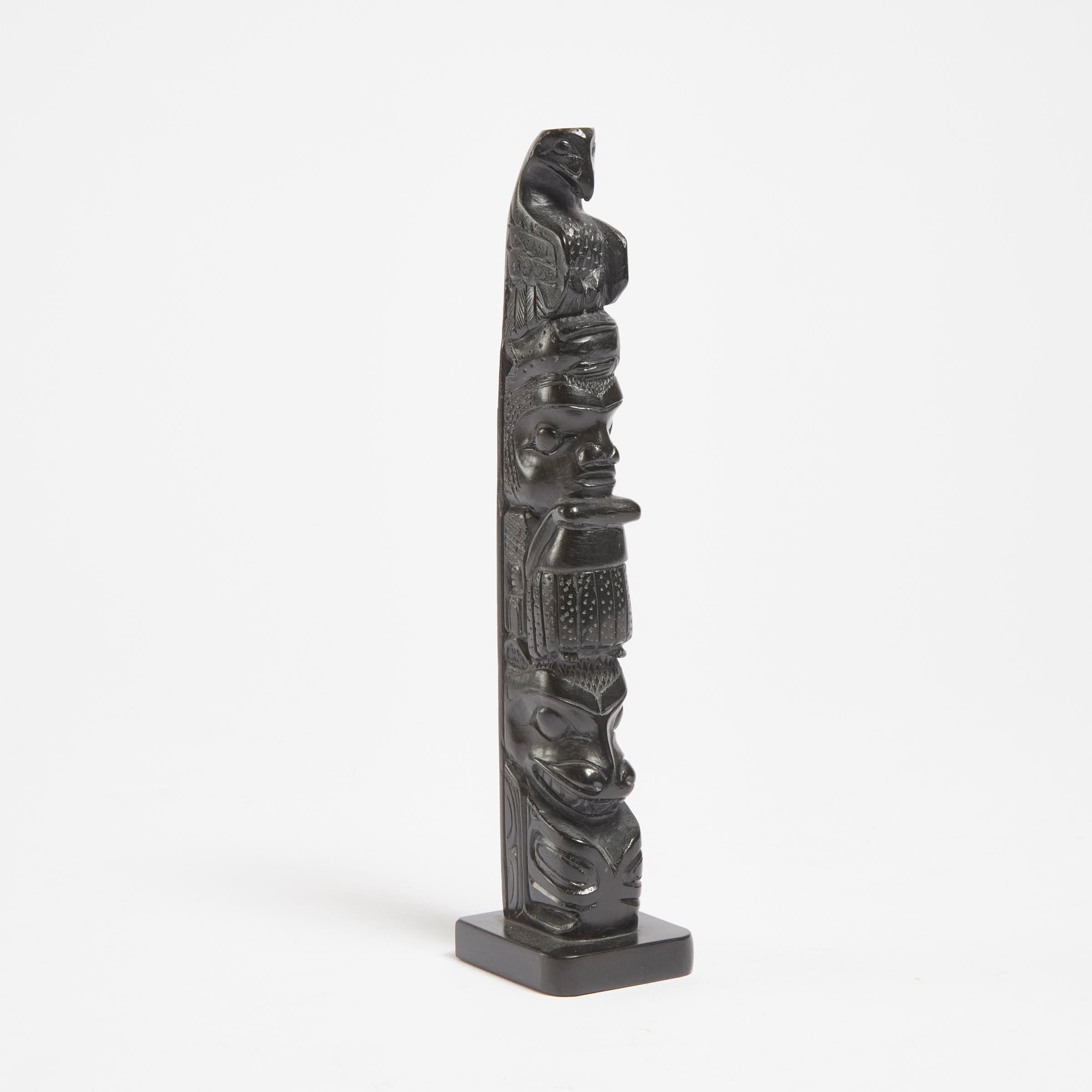 Thomas Moody (1877-1947) - Model Totem Pole, First Quarter 20th Century