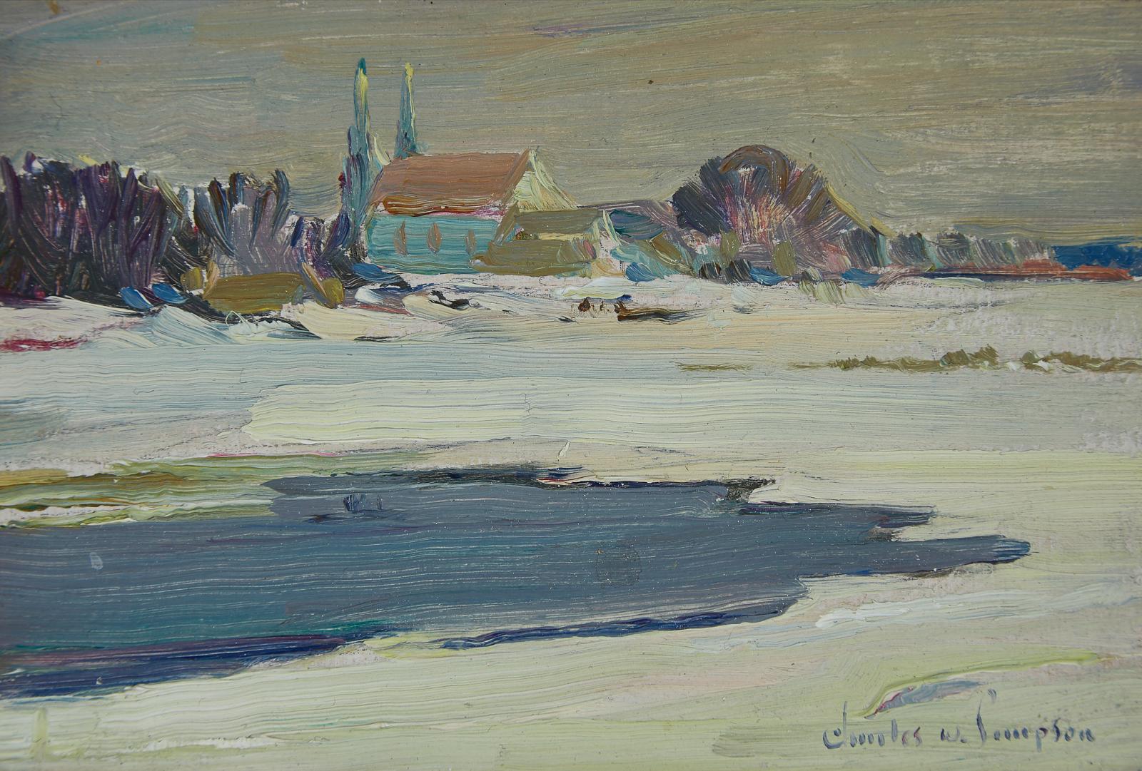 Charles Walter Simpson (1878-1942) - The Back River, Montreal, Circa 1930