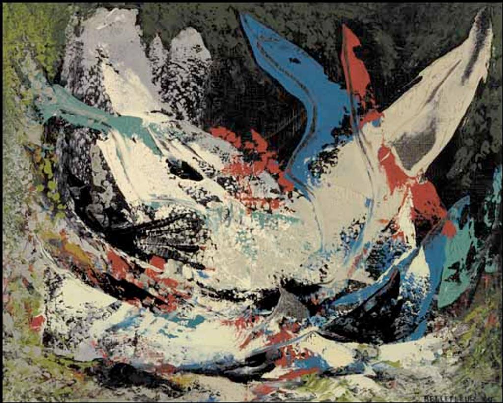 Léon Bellefleur (1910-2007) - Le cygne bleu