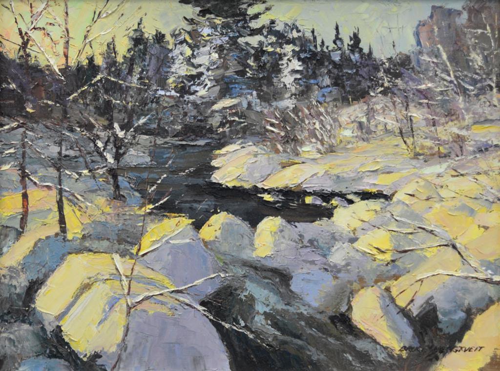 Bruce Allen Heggtveit (1917-2002) - River in Winter