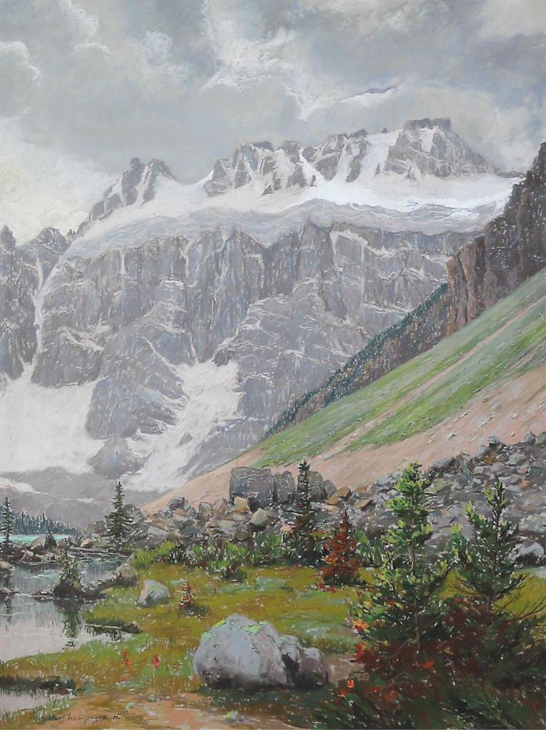 Horace Champagne (1937) - Consolation Lake, Banff Nat. Park, Alta. (Near Moraine Lake, About 40 Mins. Walk South On Well Marked Trail); 1989