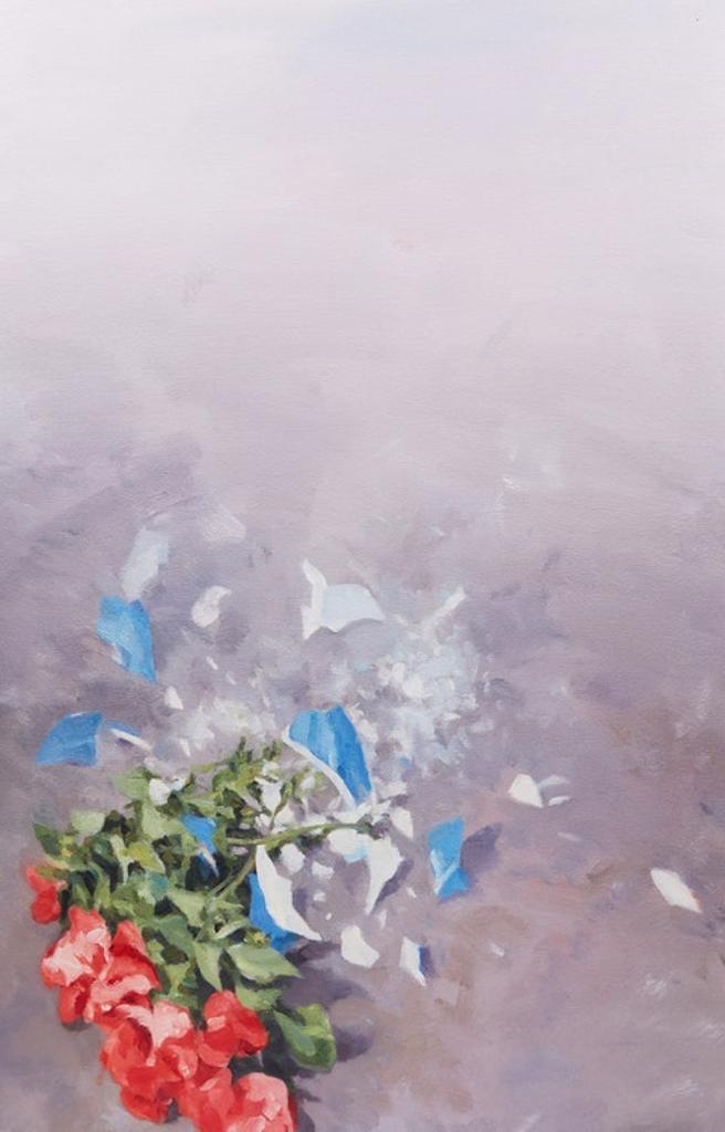 Will Gorlitz (1952) - Blue Vase, Red Roses