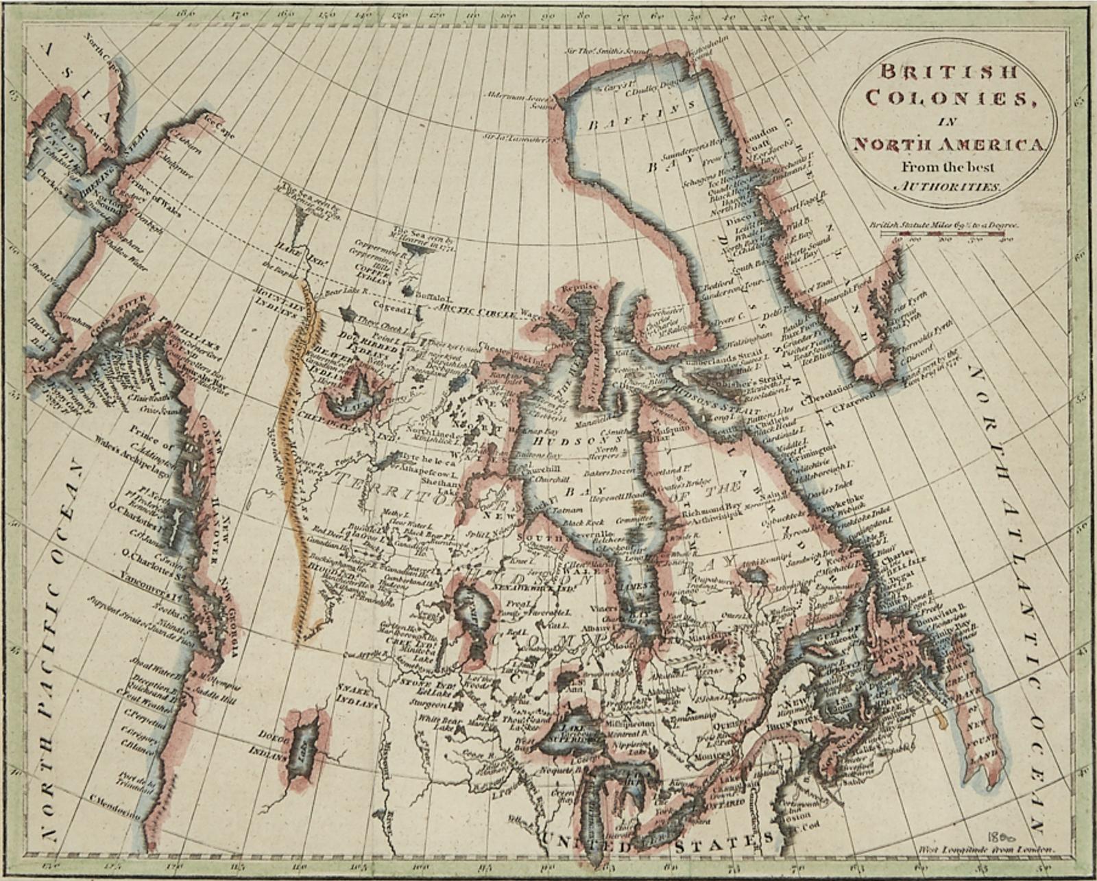 British Columbia School (1810) - British Colonies In North America