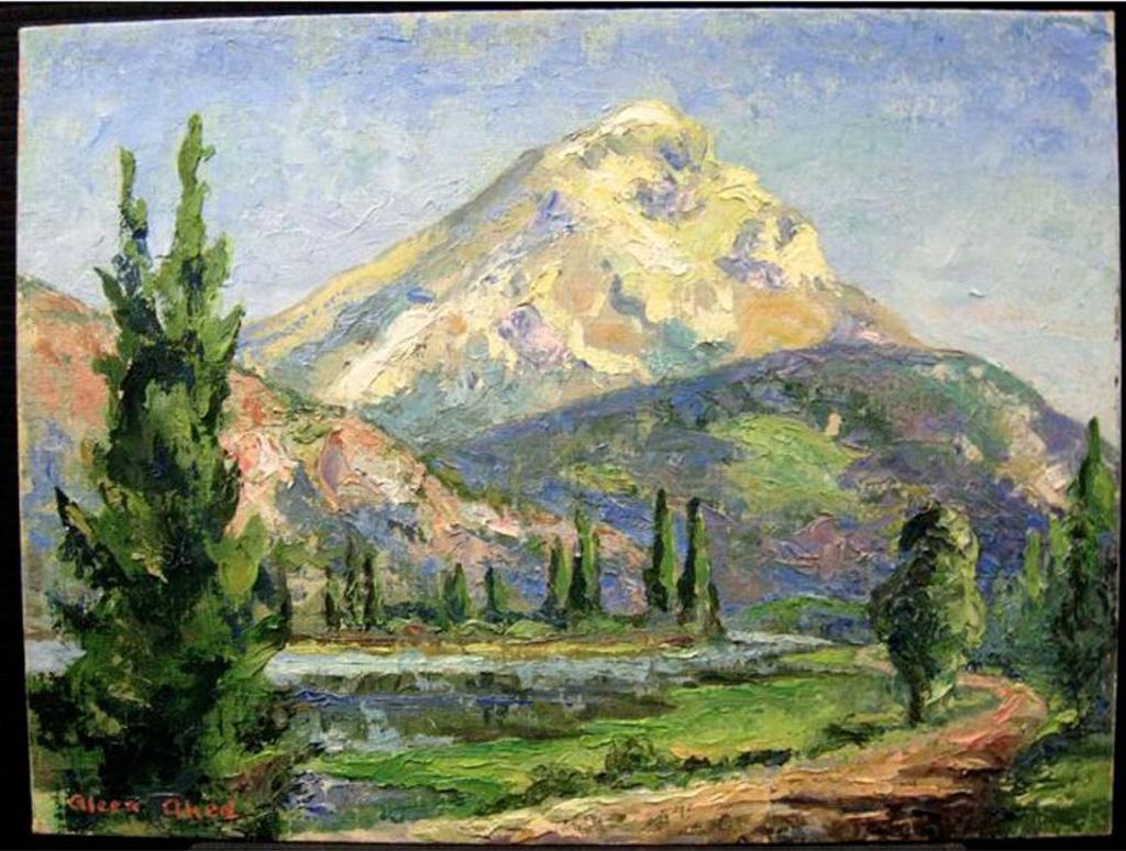Aleen Elizabeth Aked (1907-2003) - Snow Capped Mountain; Coastal View