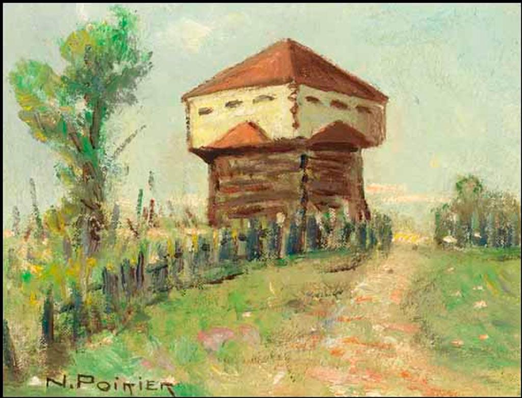 Narcisse Poirier (1883-1983) - Petit fort à l'Île Ste-Hélène