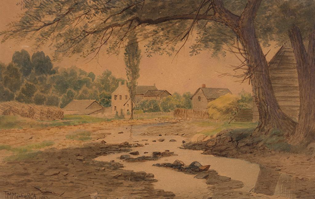 Thomas Mower Martin (1838-1934) - Mill Scene