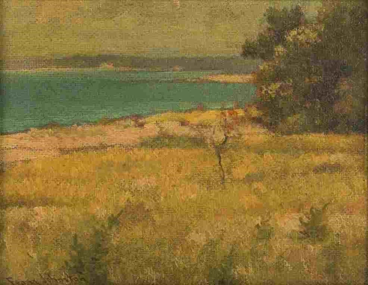 Frank (Franz) Hans Johnston (1888-1949) - Gold and Blue (Georgian Bay)