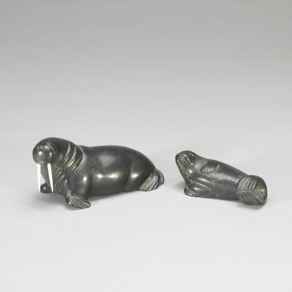 Isapik Smith (1931-1970) - Seal And Walrus