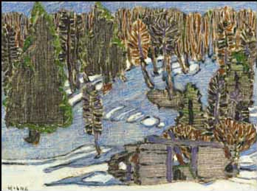 David Browne Milne (1882-1953) - Cabin in the Snow, Mount Riga, N.Y.