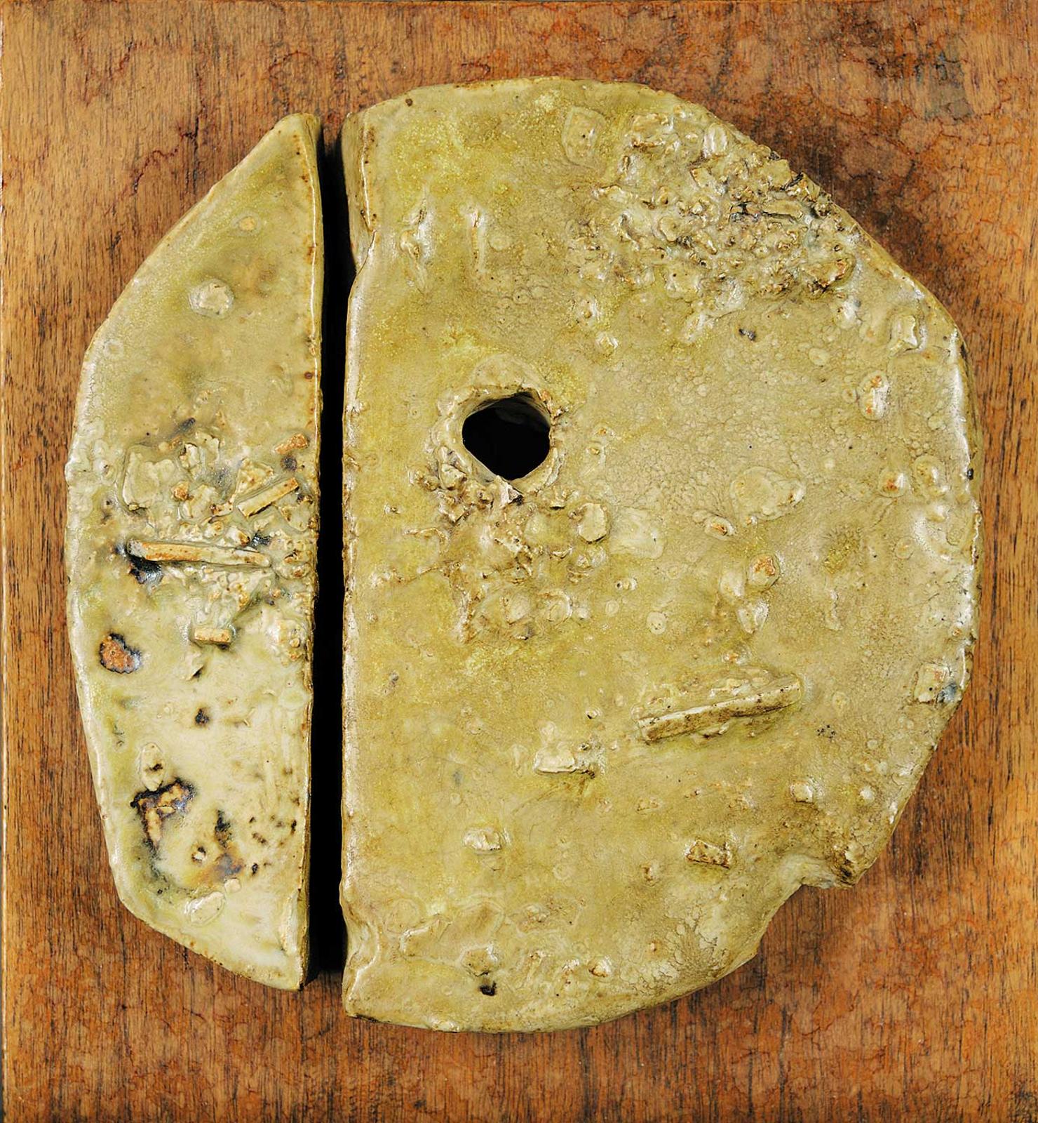 British Columbia School (1810) - Untitled - Organic Form on Solid Wood Panel