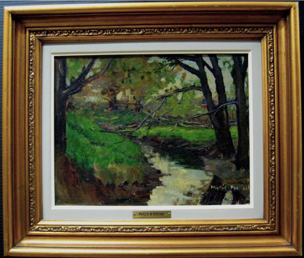 Phyllis M. Percival - Woodland Stream