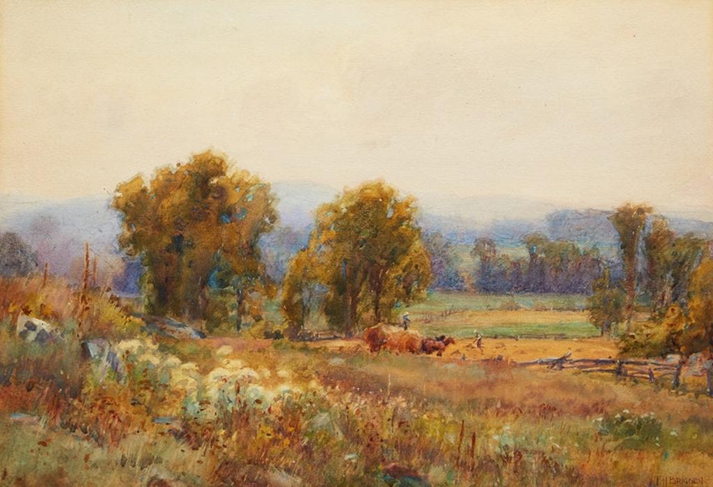 Frederick Henry Brigden (1871-1956) - Bringing in the Hay