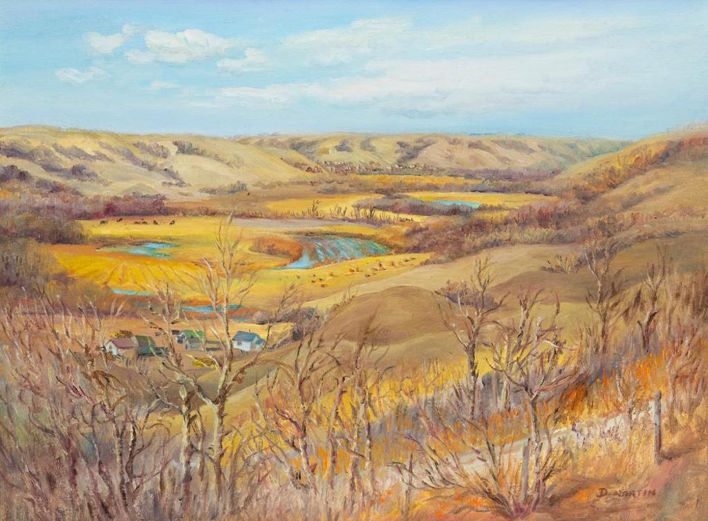 Dorothy Martin (1909-1984) - Valley Landscape, Autumn