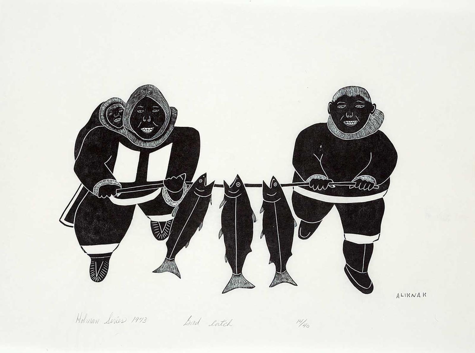 Peter Aliknak (1928-1992) - Good Catch  #14/40