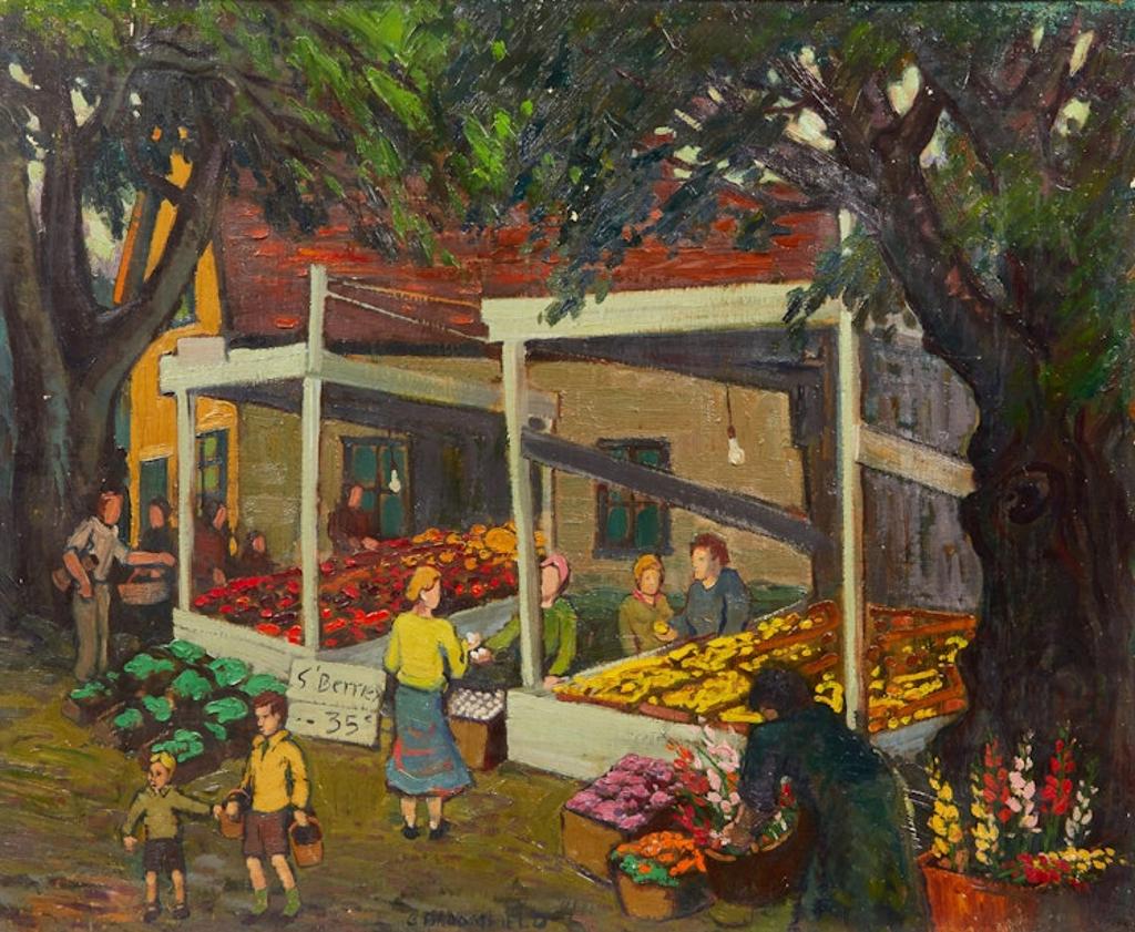 Adolphus George Broomfield (1906-1992) - Mrs. Turpil’s Market (Cooksville, Ontario)