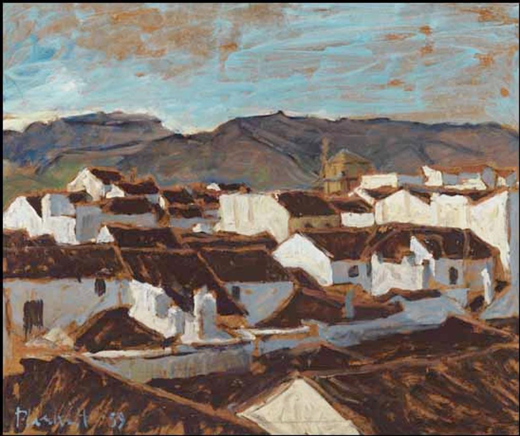 Joseph (Joe) Francis Plaskett (1918-2014) - Houses in Landscape