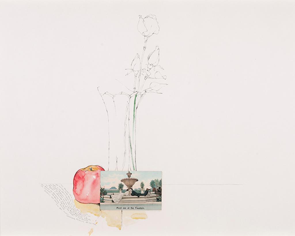 William Goodridge Roberts (1921-2001) - Drawing for Jonquils and Apples