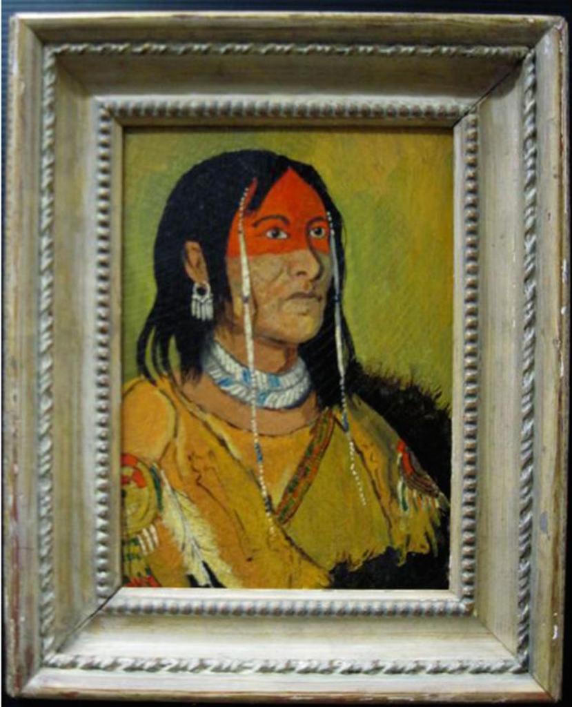 Carlos John Bertotti (1942-2012) - Portrait Of Native American Indians