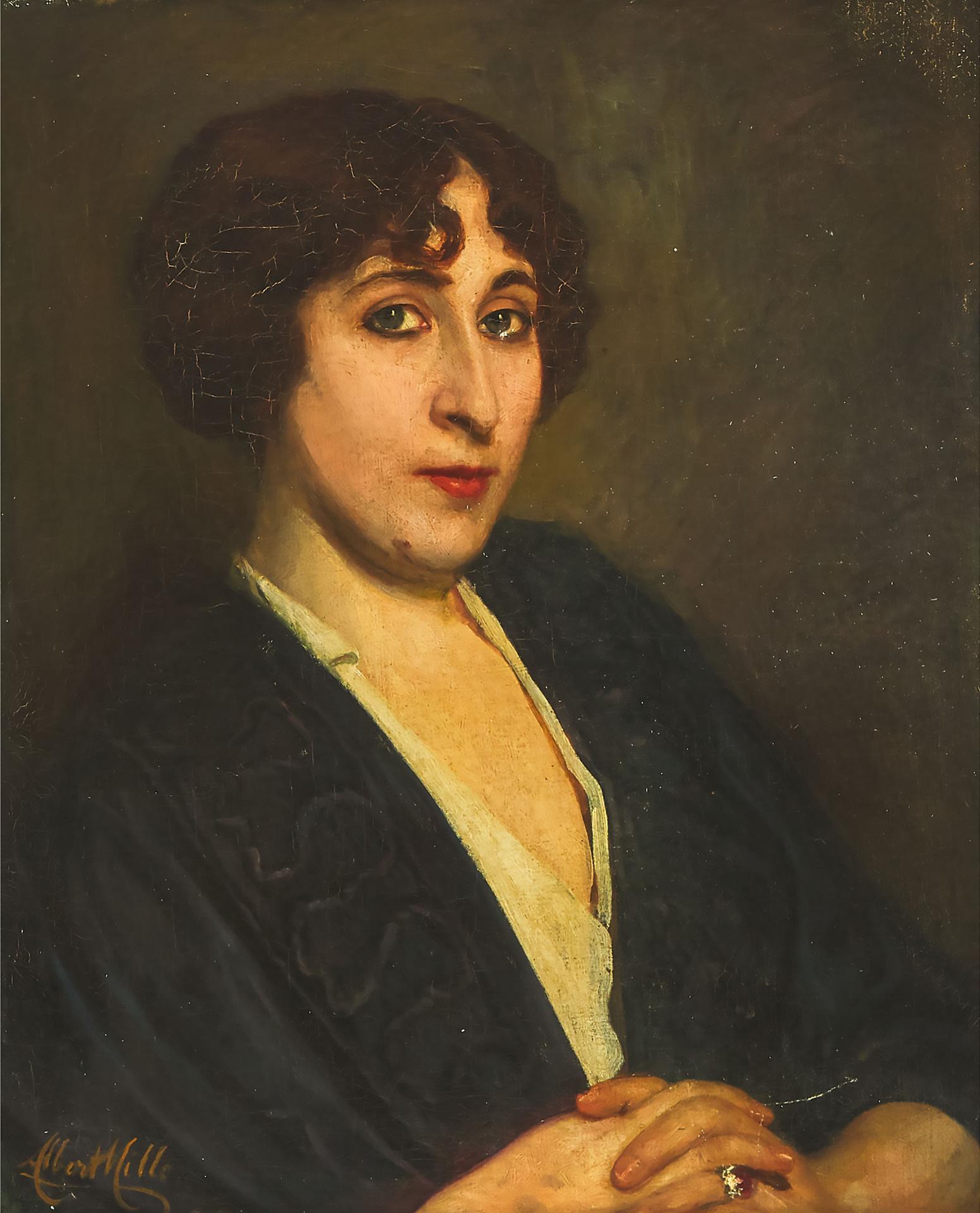 Albert Mille - Portrait Of A Woman