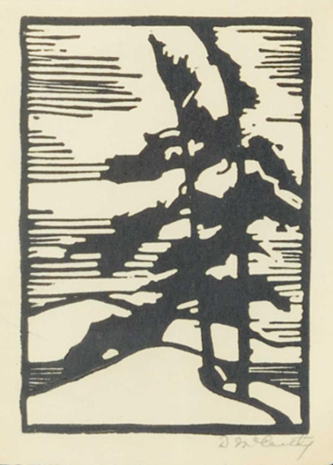 Doris Jean McCarthy (1910-2010) - Untitled - Trees in the Wind