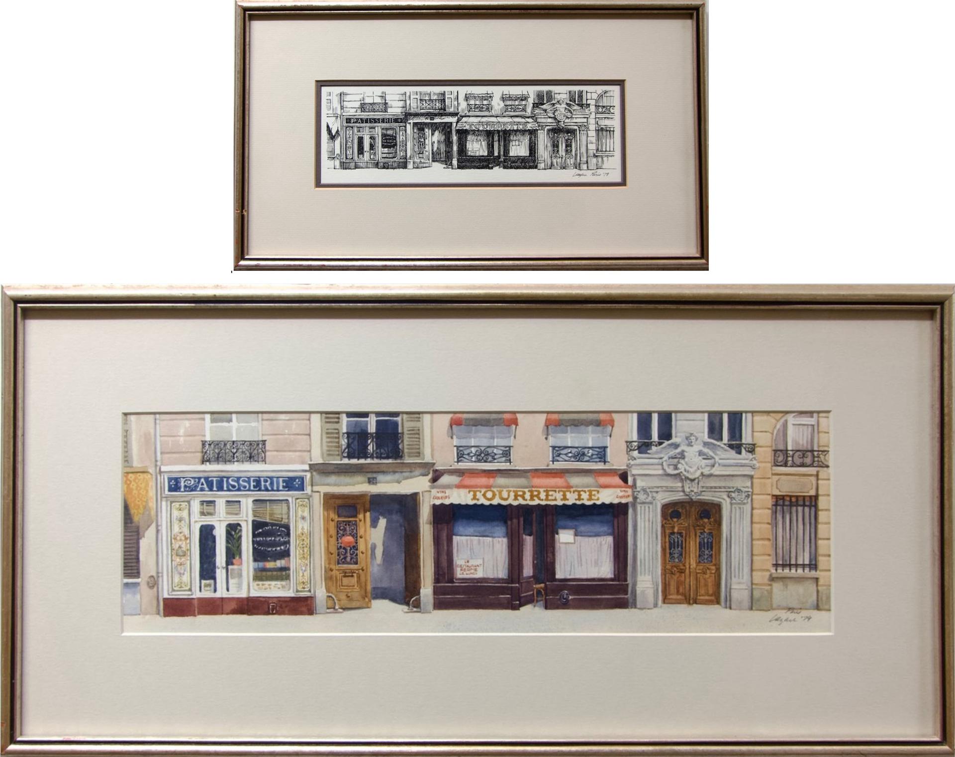 Gerald John Lazare (1927) - Paris Street, Rue De Paris, Via Di Parigi