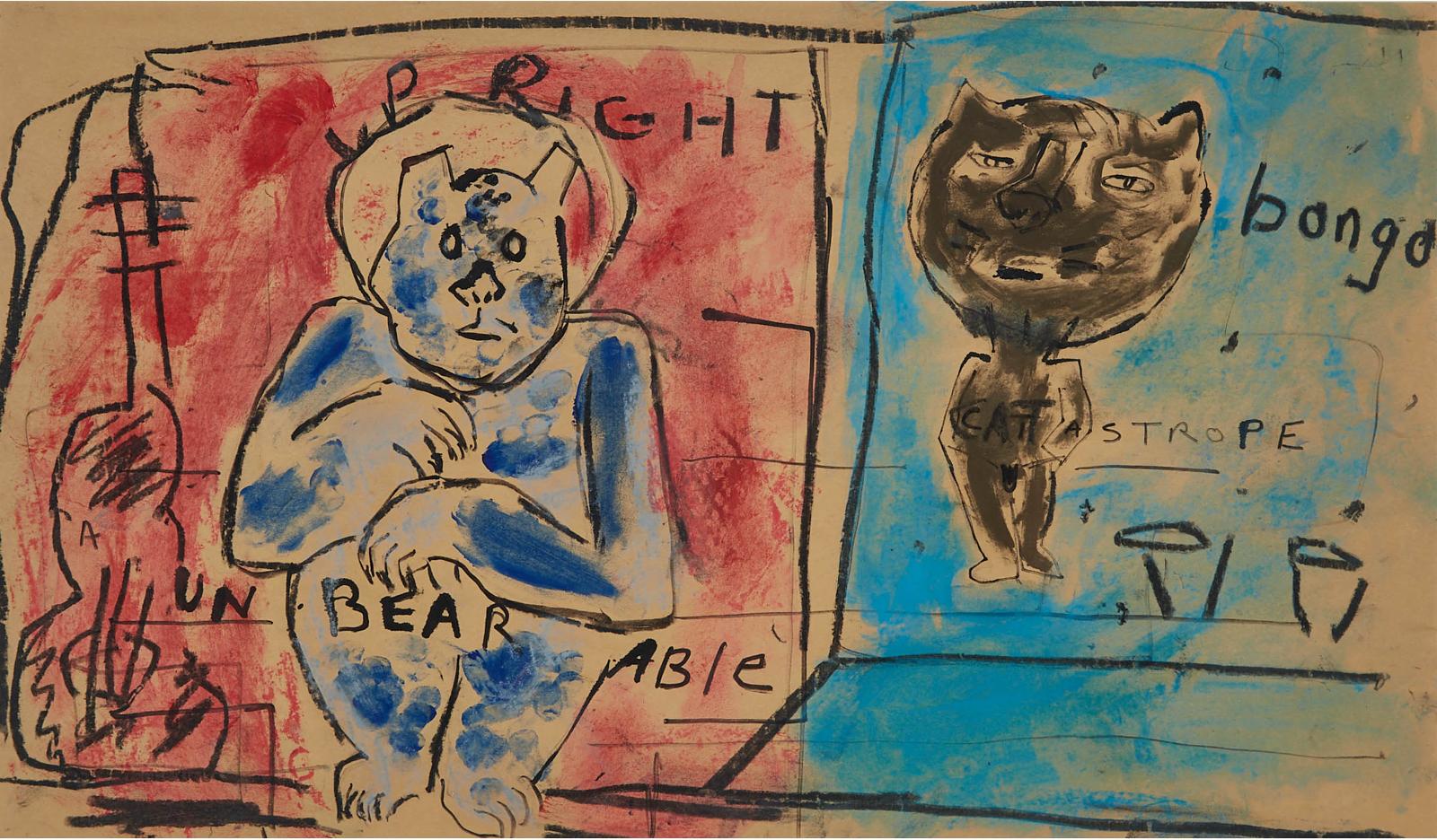 John Tarrell Scott (1950-2007) - Untitled (Un-Bear-Able)