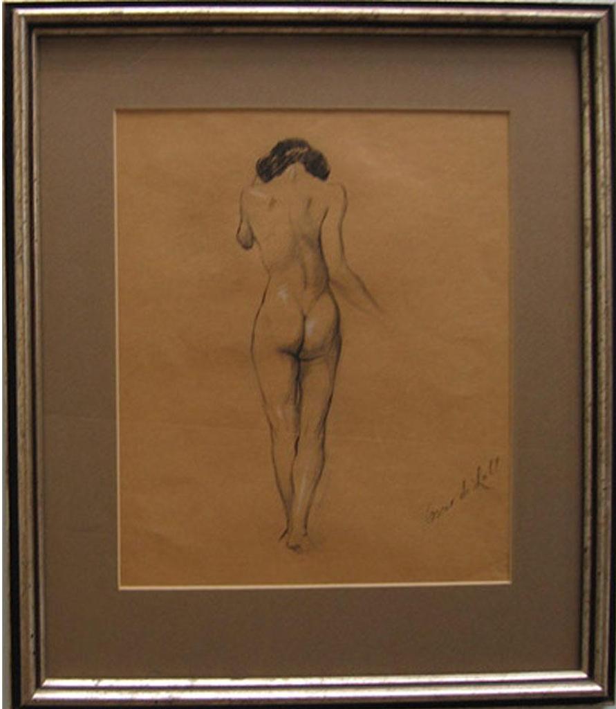 Oscar Daniel de Lall (1903-1971) - Standing Nude (The Artists Wife)