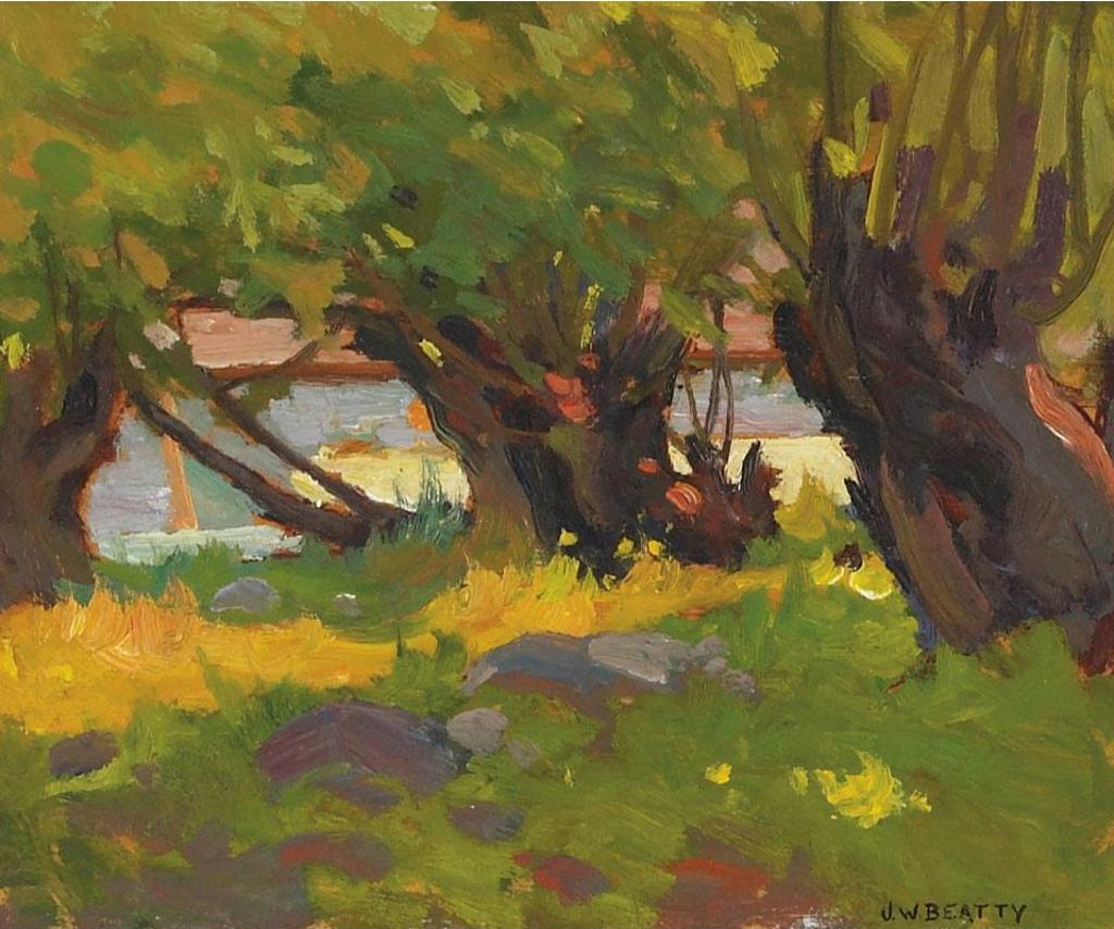 John William (J.W.) Beatty (1869-1941) - Sunlight In The Willows