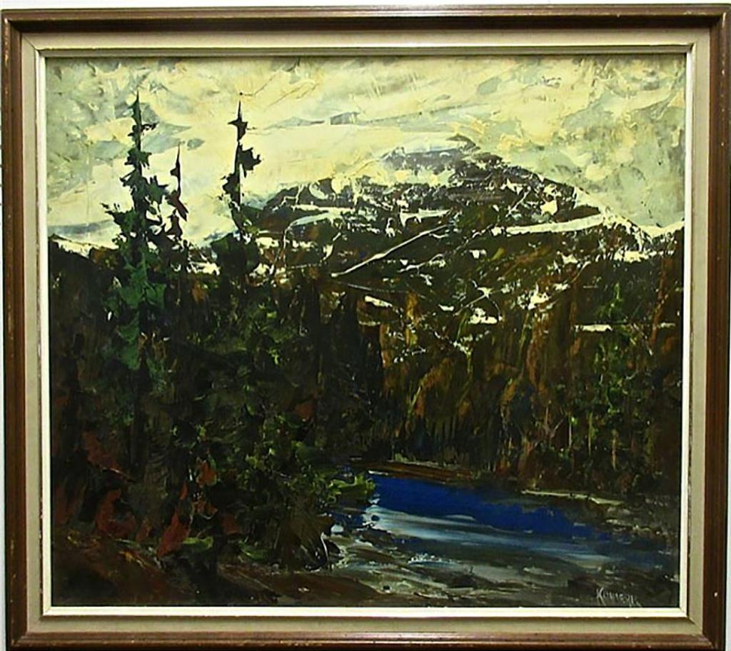 John H. Kinnear (1920-2003) - On Banff Jaspar Highway