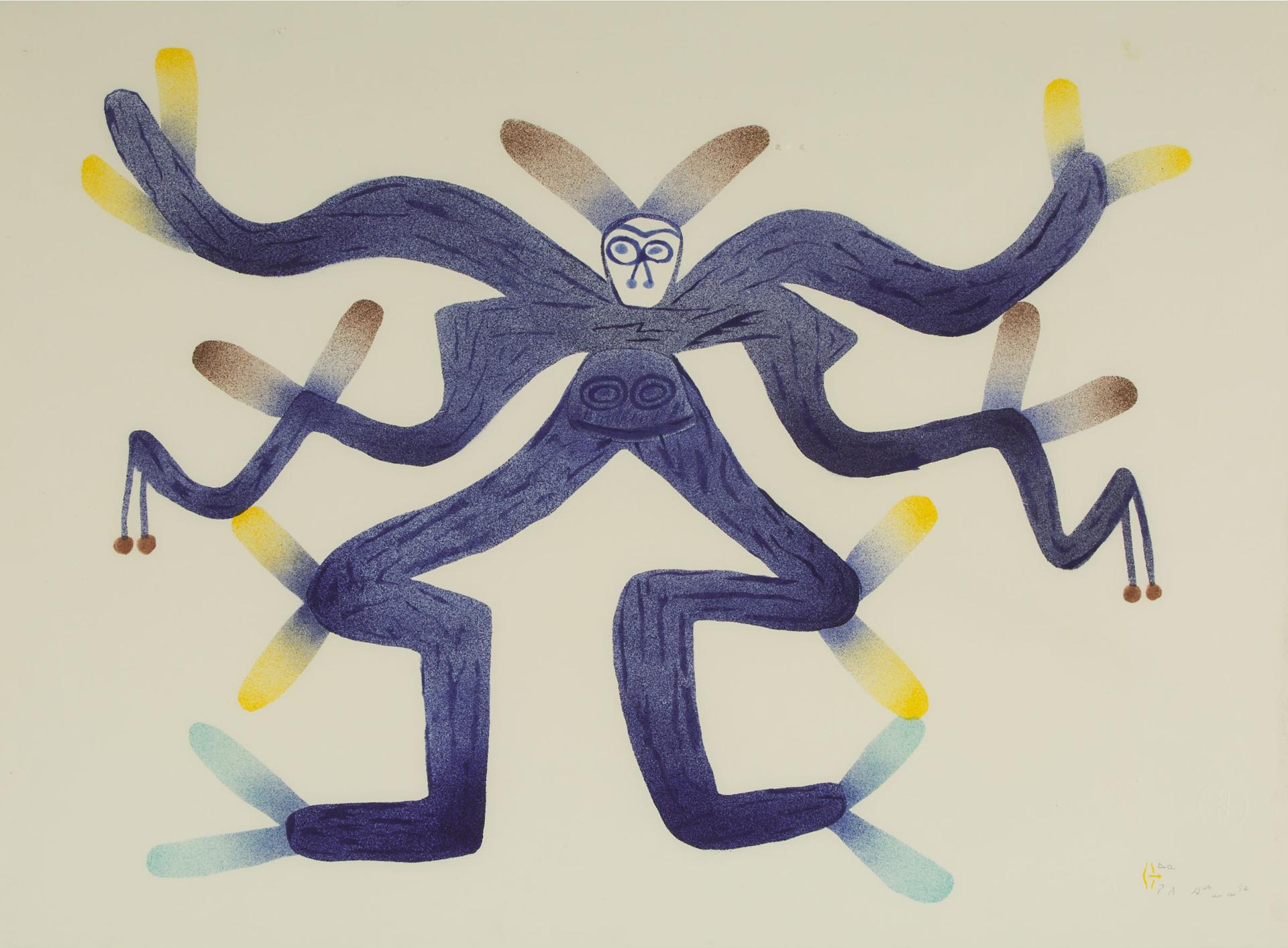 Jessie Oonark Oc - Kudloopudlooalook (Sea Monster), 1970