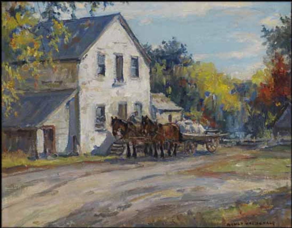 Manly Edward MacDonald (1889-1971) - Horse Drawn Wagon