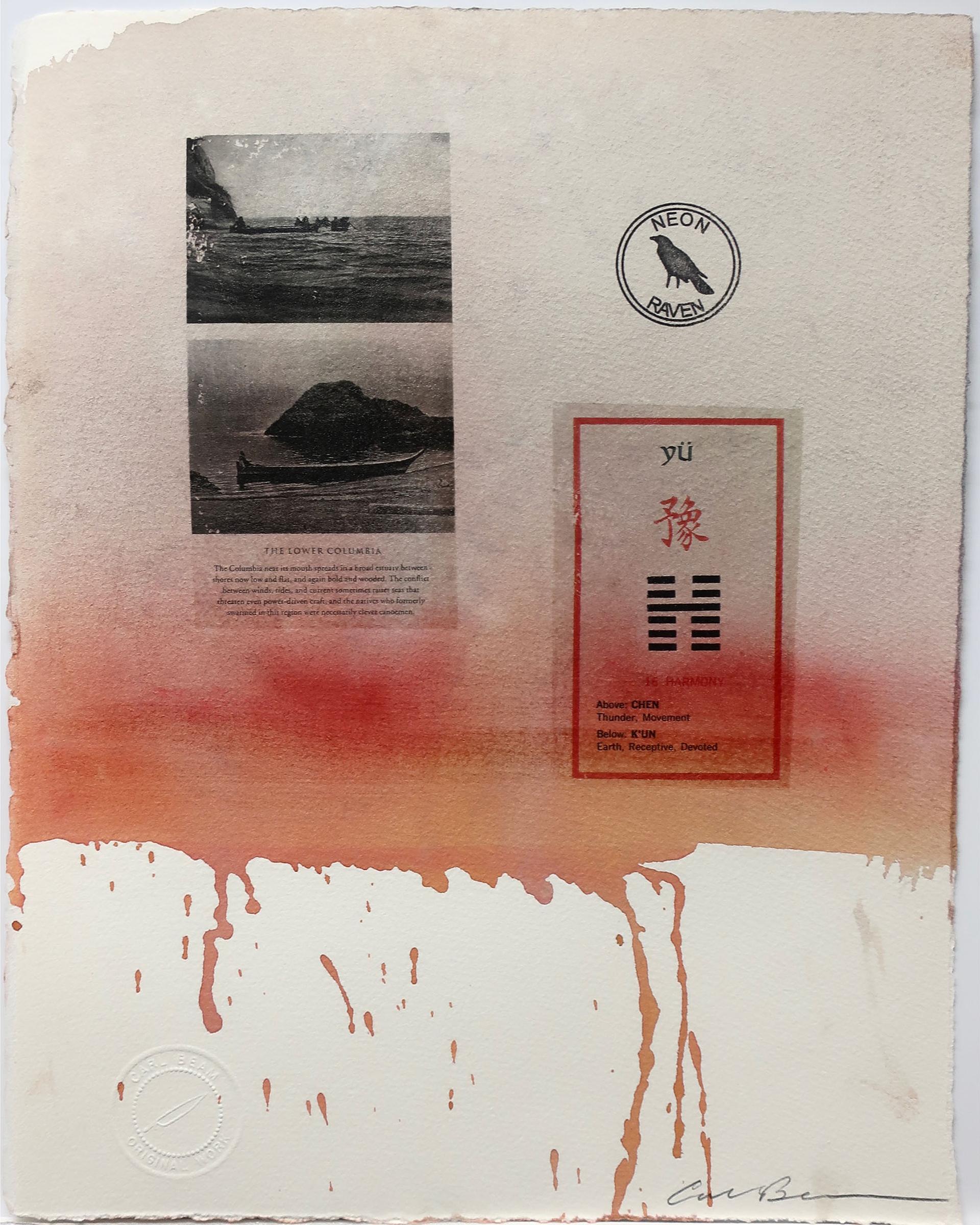 Carl Beam (1943-2005) - The Lower Columbia-Yü 16 Harmony