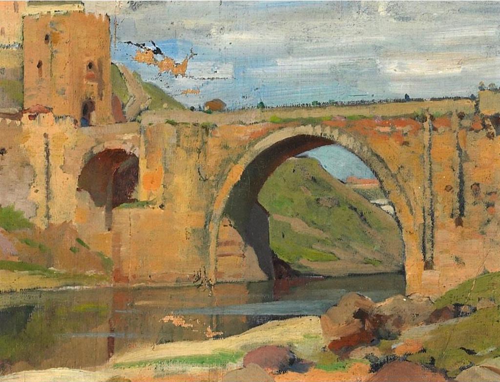 John William (J.W.) Beatty (1869-1941) - View Of A Bridge