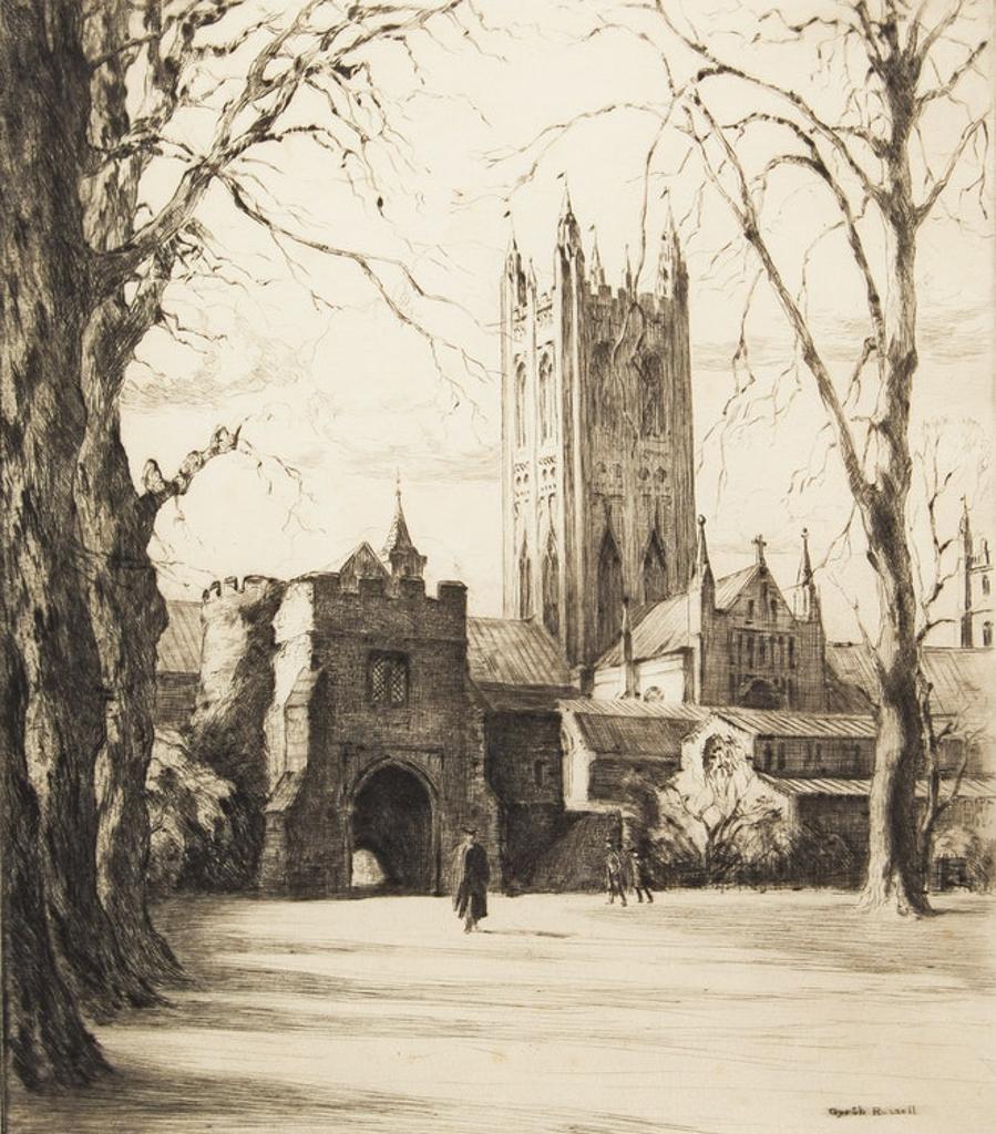 Gyrth Russell (1892-1970) - Church and Figures