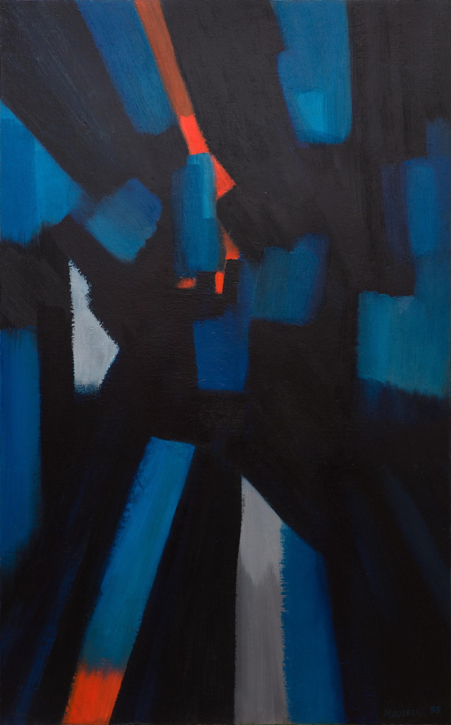 Jean-Paul Armand Mousseau (1927-1991) - Bleu-éclats, 1955