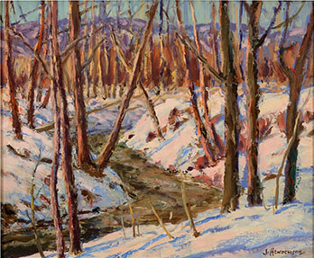 James Henderson (1871-1951) - The Creek (Lindsay Coulee) Qu'Appelle Valley