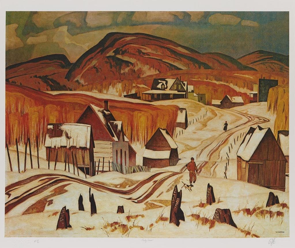 Alfred Joseph (A.J.) Casson (1898-1992) - Early Snow; Mill House; Haliburton; Autumn Decorations