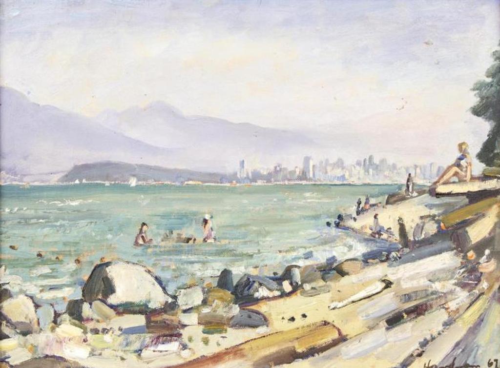 Robert Stewart Hyndman (1915-2009) - Untitled - Vancouver Beach