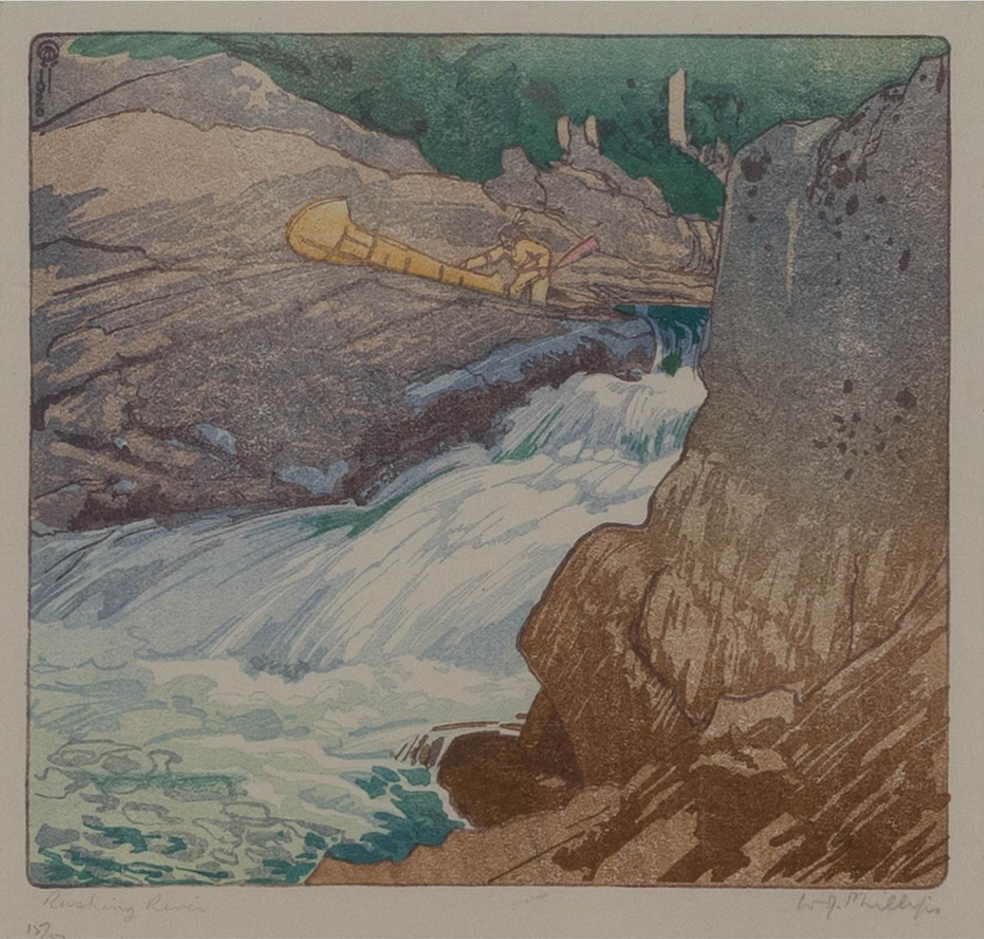 Walter Joseph (W.J.) Phillips (1884-1963) - Rushing River, Lake Of The Woods, 1920
