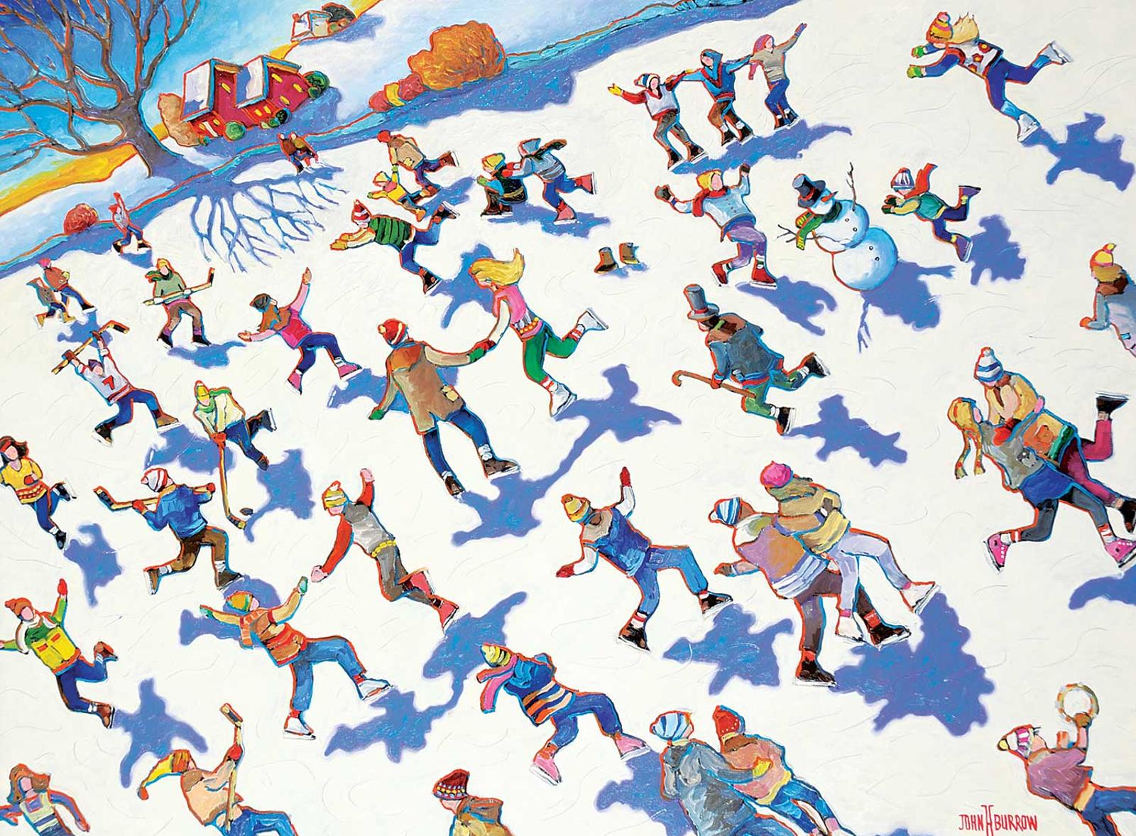 John H. Burrow (1955) - Skater's Pond