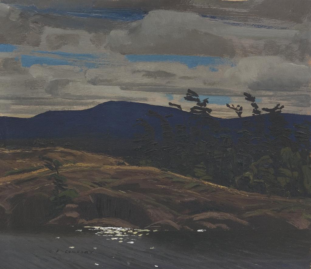 Charles Fraser Comfort (1900-1994) - Rocky Shore, Macgregor Bay, Ont.